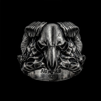 Ram Skull Ring