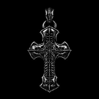 Armored Cross Pendant
